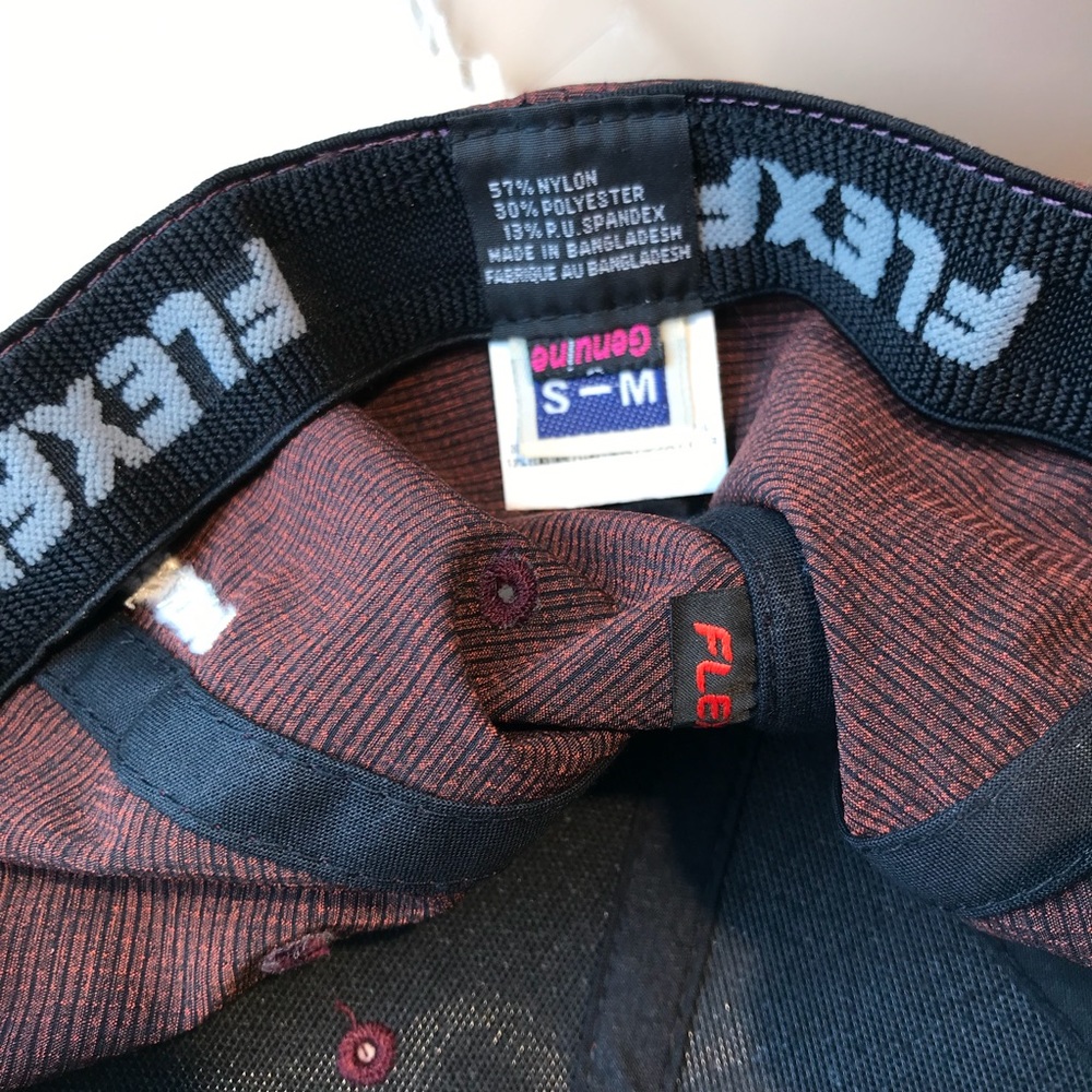 Volcom Flexfit Maroon Baseball Cap - image 7